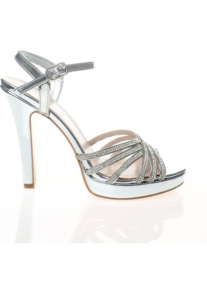 Kadın Moda Şık Gold Topuklu Zarif Tasarım Yüksek Topuk Düğün Nişan Gece Abiye Ayakkabısı fırsatları