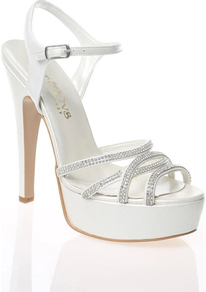 Kadın Moda Şık Sedef Cilt Sonsuz Taşlı Topuklu Zarif Tasarım Düğün Nişan Gece Abiye Ayakkabısı fiyatları