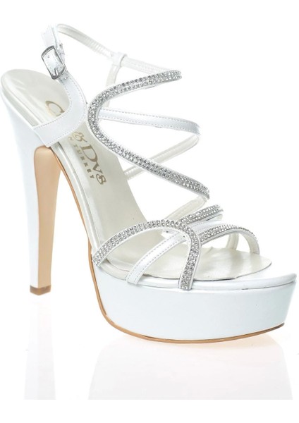 Kadın Moda Şık Gold Ayna Taş Topuklu Zarif Tasarım Düğün Nişan Gece Abiye Ayakkabısı fiyatları