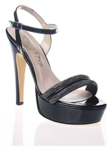 Kadın Moda Şık Platin Ayna Double Taş Topuklu Zarif Tasarım Düğün Nişan Gece Abiye Ayakkabısı fiyatları