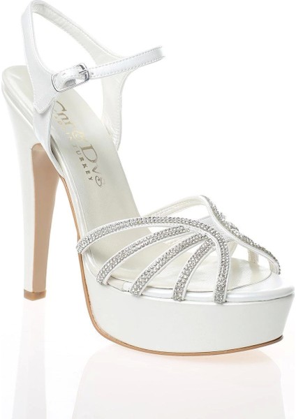 Kadın Moda Şık Sedef Taşlı Topuklu Zarif Tasarım Yüksek Topuk Düğün Nişan Gece Abiye Ayakkabısı fırsatları