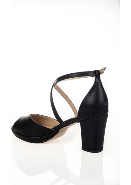 Kadın Moda Şık Siyah Cilt Topuklu Klasik Ayakkabı Topuklu Düğün Nişan Gece Abiye Ayakkabısı modelleri