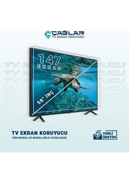 58 Inç 147 Ekran Tv Ekran Koruyucu