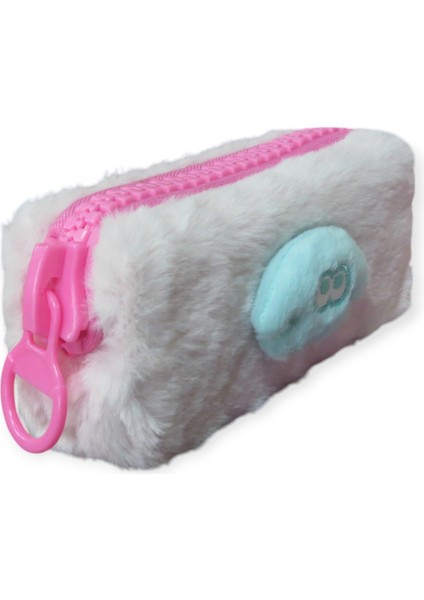 Maskotlu Dev Fermuarlı Peluş Kalem Çantası modelleri