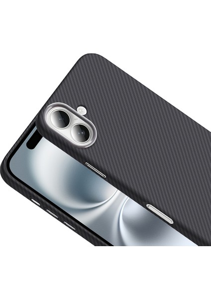 iPhone 16 Plus Kılıf M-Safe Karbon Fiber Tasarım Gross Kapak fiyatları