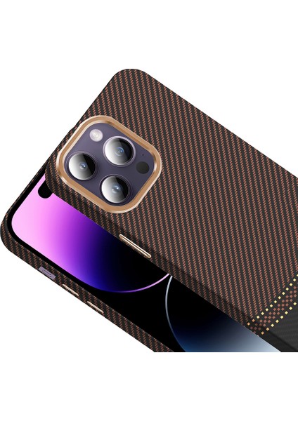 iPhone 14 Pro Max Kılıf M-Safe Karbon Fiber Tasarım Gross Kapak fiyatları