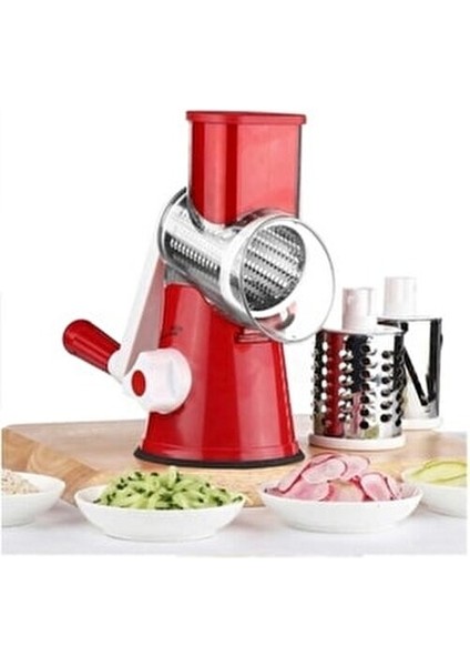 3 Başlı Jumbo Büyük Kollu Değirmen Rende Doğrayıcı (4767)