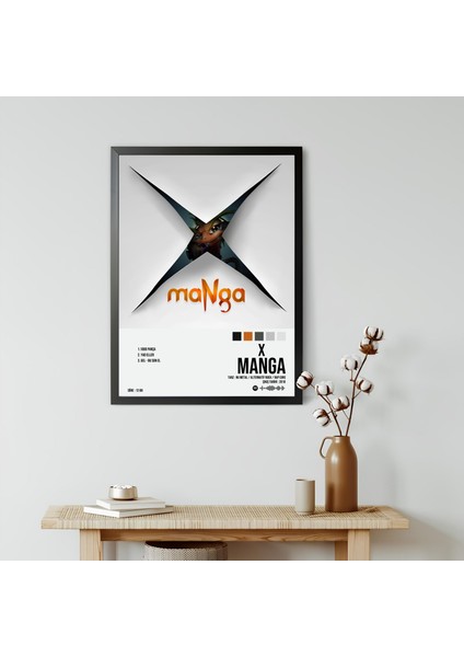 Manga - x Albüm Spotify Çerçeveli Poster Tablo modelleri