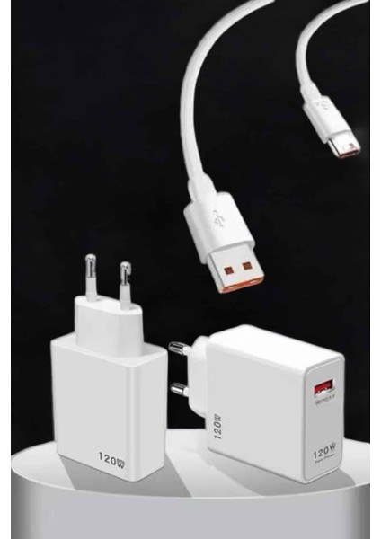 Type-C 120W Şarj Aleti Hızlı Şarj Turbo
