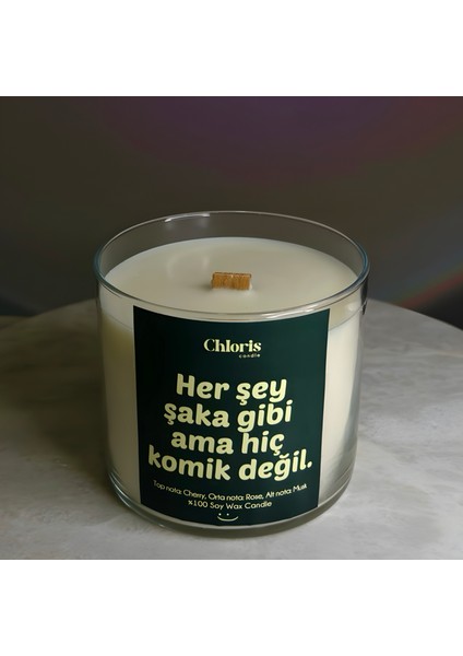 Şaka Gibi Kokulu Mum, Dekoratif Mum, Soya Wax Mum, Dekorasyon modelleri
