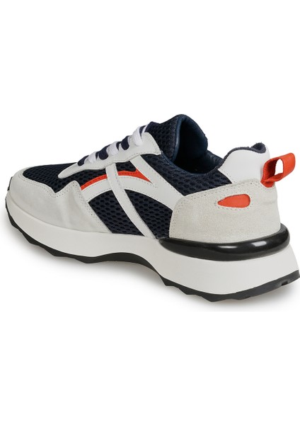 Bej Sneakers Deri-Tekstil Erkek Ayakkabı