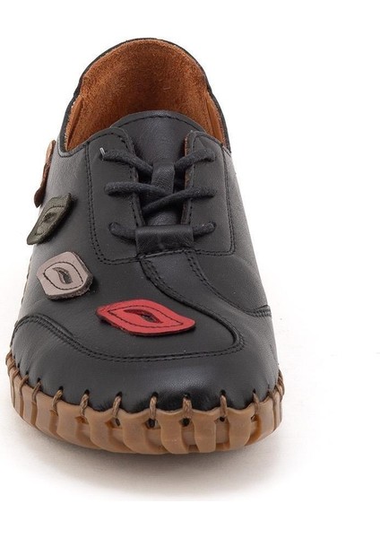 2010727 Kadın Deri Bağcıklı Comfort Günlük Ayakkabı fiyatları