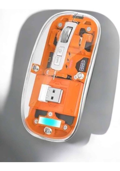 Kablosuz Mouse Fare 5.0 Bluetooth Bağlantılı USB Girişli