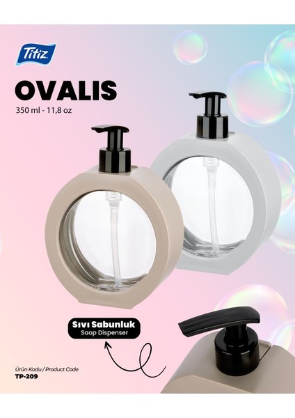 Titizplastik Ovalis Sıvı Sabunluk modelleri