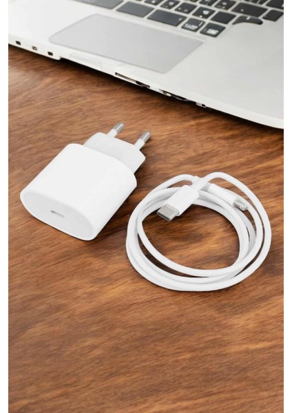 Şarj Aleti Ios 15/15 Pro Max Uyumlu Şarj Adaptörü ve Kablosu