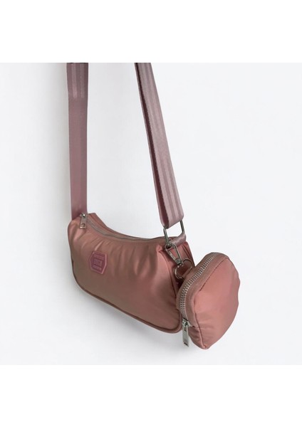 Baget Çanda Pudra Renk Kadın Çantası Askılı Hediyeli fırsatları