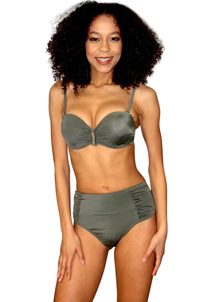 Straplez Bikini Takımı