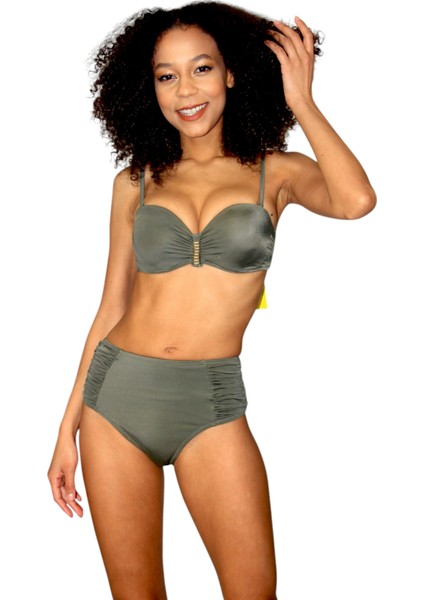 Straplez Bikini Takımı