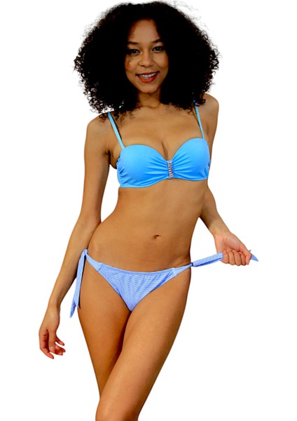 Straplez Bikini Takımı