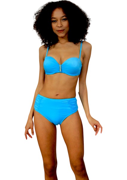 Straplez Bikini Takımı
