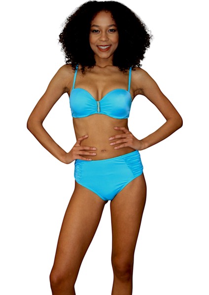 Straplez Bikini Takımı