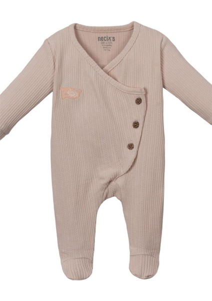 Kız Bebek Mono Soft Tulum Krem
