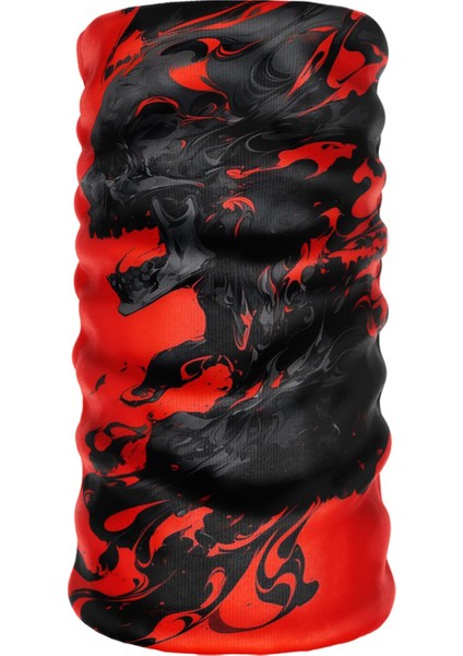 Extreme Outdoor Spor , Motorcu ve Bisiklet Kullananlara Özel Desenli Buff Boyunluk Bandana Balaklava