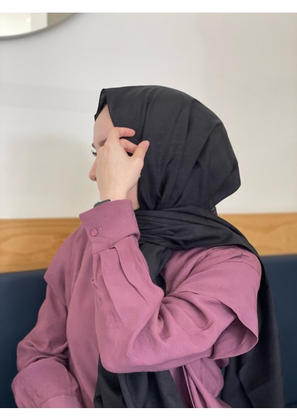 Siyah Vismara Milano Pamuk Ipek Şal