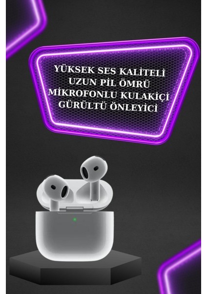 3.nesil Tws Bluetooth Kulaklık Bluetooth Bağlantılı Akıllı Saat Amoled Ekran Plastik Hasır Kordon