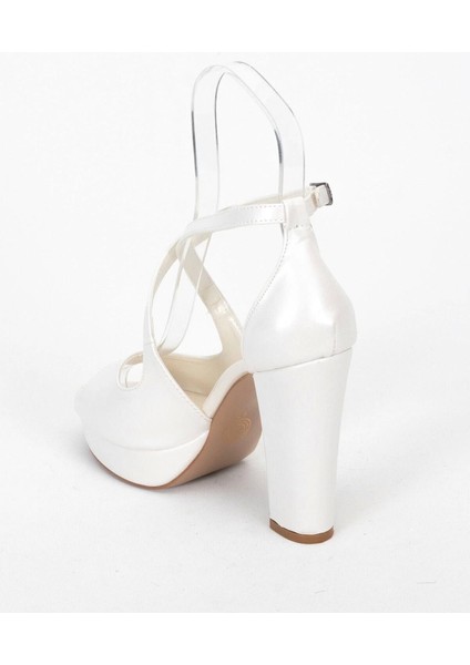 Sedef Cilt Kadın Abiye Ayakkabı Kadın Topuklu Şık Gece Ayakkabısı Zarif Tasarım Yüksek Topuk fırsatları