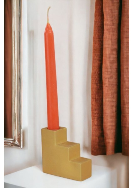 Şamdan Mumluk Dekoratif Mumluk Beyaz Renk Tealight Mumluk Model 18