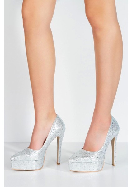 Gold Sultan Taşlı Klasik Sivri Ince Topuklu Sivir Platformlu Kadın Abiye Ayakkabı Kadın Topuklu Şık fiyatları