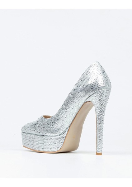 Gold Sultan Taşlı Klasik Sivri Ince Topuklu Sivir Platformlu Kadın Abiye Ayakkabı Kadın Topuklu Şık fırsatları