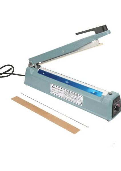 Psf-200 - 20cm Poşet Ağzı Kapama Yapıştırma Makinası - Metal Gövde - Yedek Tel Ve Teflon