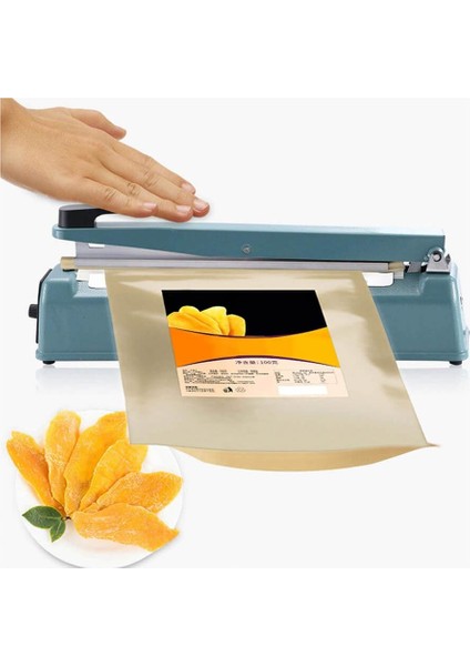 Psf-200 - 20cm Poşet Ağzı Kapama Yapıştırma Makinası - Metal Gövde - Yedek Tel Ve Teflon