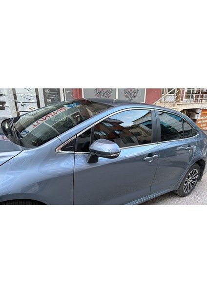 Toyota Corolla 2019-2025 Cam Çerçevesi Full Set Paslanmaz Çelik 12 Parça fiyatları