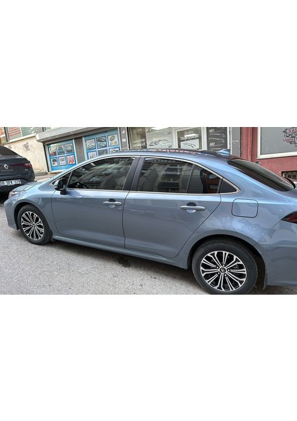 Toyota Corolla 2019-2025 Cam Çerçevesi Full Set Paslanmaz Çelik 12 Parça fırsatları