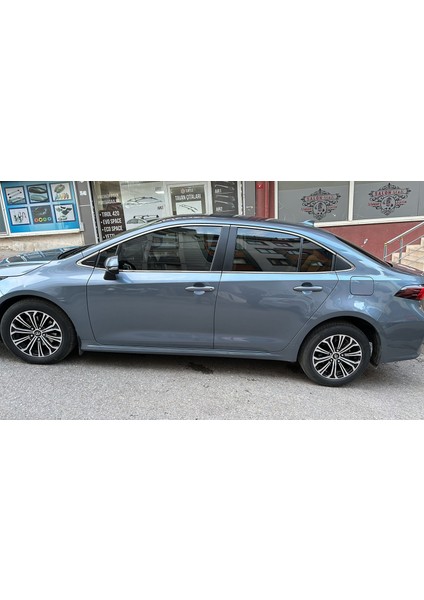 Toyota Corolla 2019-2025 Cam Çerçevesi Full Set Paslanmaz Çelik 12 Parça indirimleri