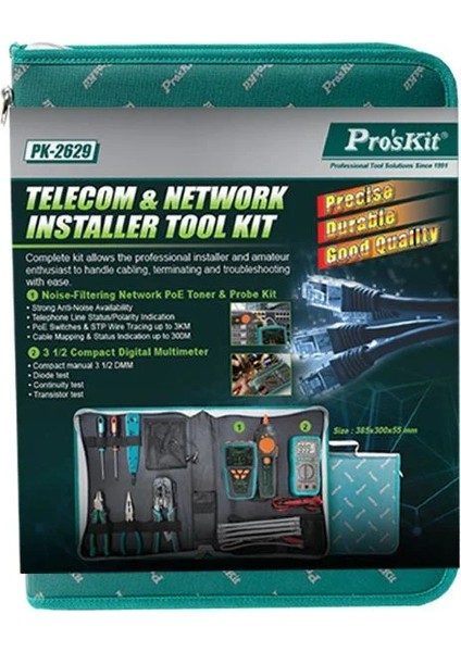 PK-2629 Network Telefon Kablo Servis Kiti