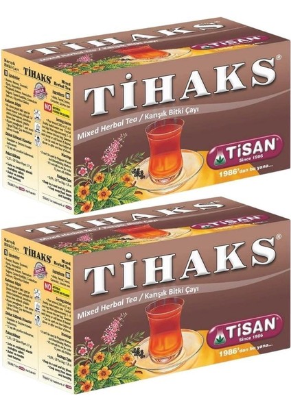 Tihaks Çay Tisan 2 Kutu