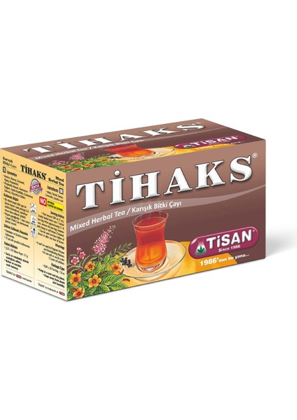 Tihaks Çay Tisan 2 Kutu