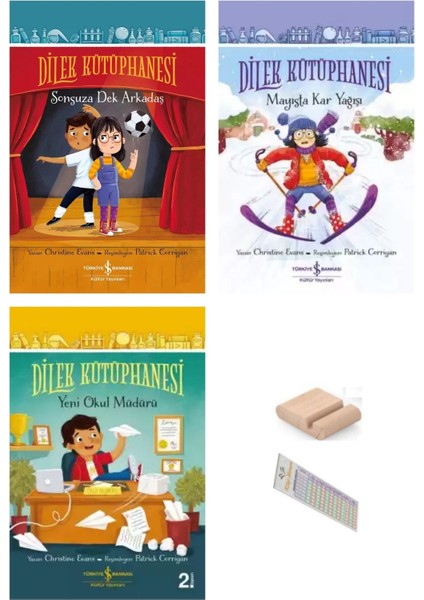 Dilek Kütüphanesi - 2. ve 3. Sınıf Hikayeleri - 7-9 Yaş / 3 Kitap + Tablet Standı