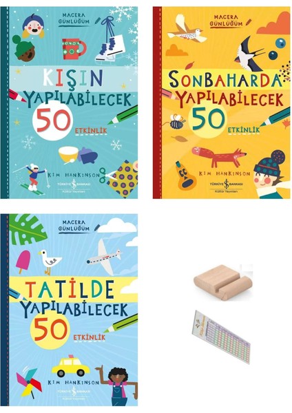 8-12 Yaş Macera Günlüğüm Serisi /kış Yaz ve Sonbaharda Yapılabilecek 150 Etkinlik + Tablet Standı