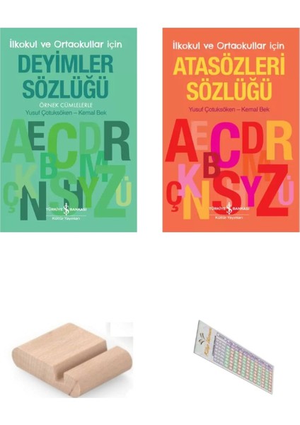 Ilkokul ve Ortaokullar Için Atasözleri ve Deyimler Sözlüğü / 2 Kitap + Tablet Standı
