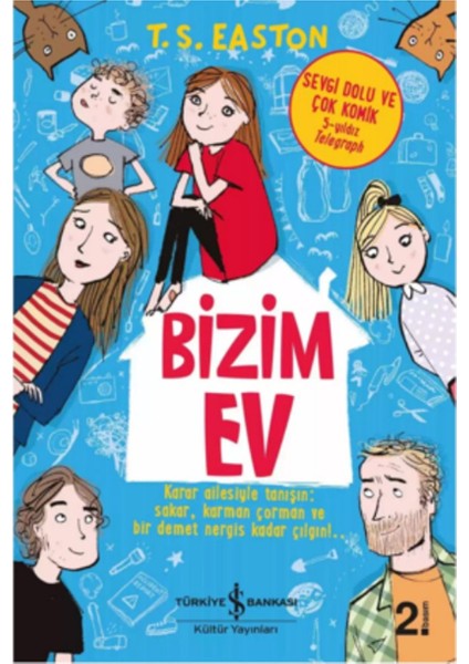 Bizim Ev - Karar Ailesi ile Komik Maceralar - Çocuk Romanları - 8-12 Yaş / 2 Kitap + Tablet Standı modelleri
