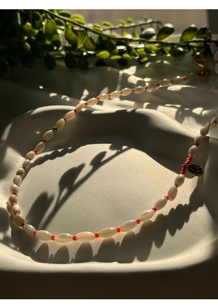 Beyaz Sedef Kolye modelleri