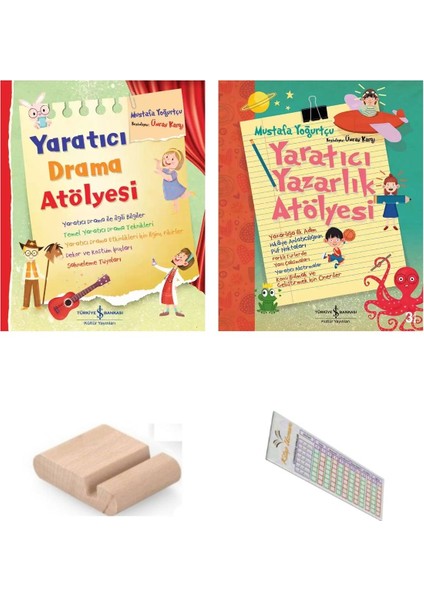 Çocuklar Için Yaratıcı Drama ve Yaratıcı Yazarlık Atölyesi Kitabı 8-13 Yaş + Tablet Standı