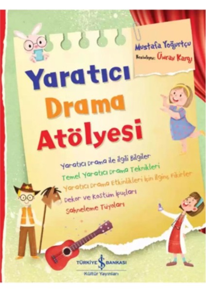 Çocuklar Için Yaratıcı Drama ve Yaratıcı Yazarlık Atölyesi Kitabı 8-13 Yaş + Tablet Standı
