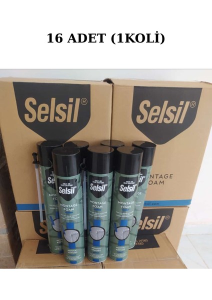 Poliüretan Köpük 600GR 16 Adet (1koli)