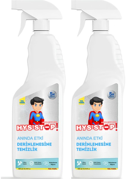 Leke Çıkarıcı Özel Formül Lekelere Stop Mutfak Için Hys-Stop Forte 2 Adet